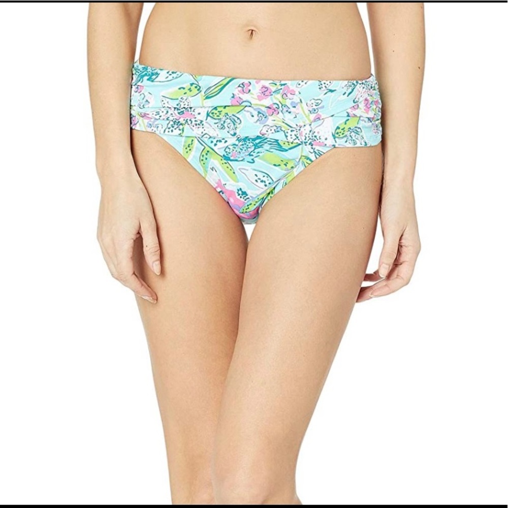 Lilly Pulitzer Swim Bottom BaliBlue Sway This Way